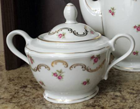 RHI5 Sugar Bowl & Lid by Rheinkrone