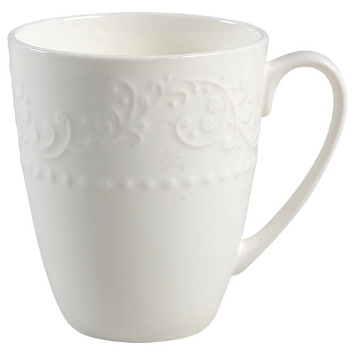 Scroll Hobnail Mug
