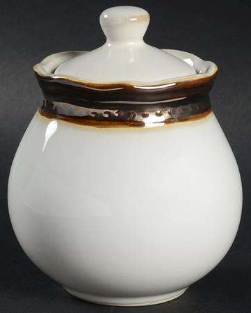 Cortona Metallic Sugar Bowl & Lid