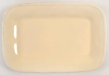 Cucina Almond Cream 12" Rectangular Serving Platter