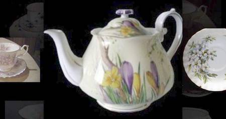 Crocus Teapot & Lid