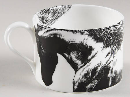 Equus White Flat Cup