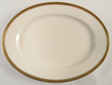 5169 (Cream Background) 14" Oval Serving Platter by Rosenthal - Continental