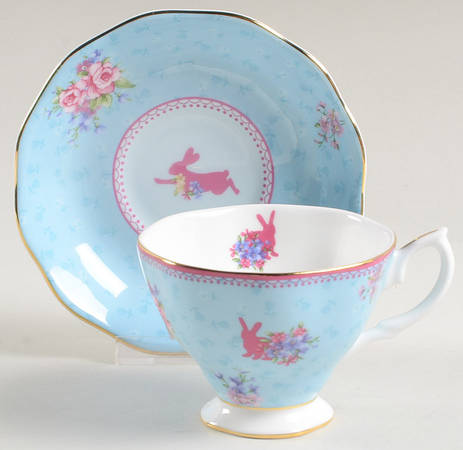 Candy Collection Footed Cup & Saucer Set