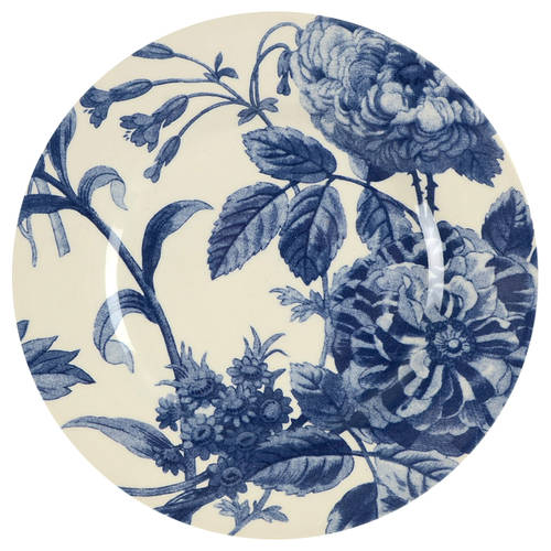 Floral Weave Blue Salad Plate