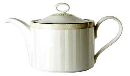 Satori Pearl Teapot & Lid by Royal Crown Derby