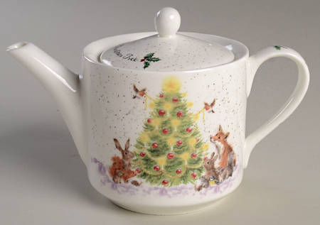 Wrendale Designs Christmas Teapot & Lid