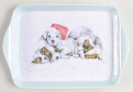 Wrendale Designs Christmas 8" Rectangular Melamine Tray