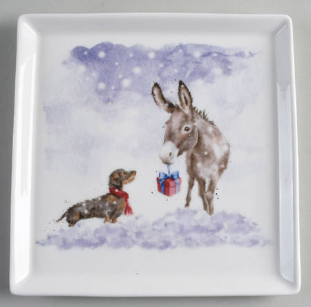 Wrendale Designs Christmas 9" Square Tray