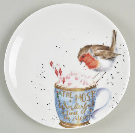 Wrendale Designs Christmas Coupe Bread & Butter Plate