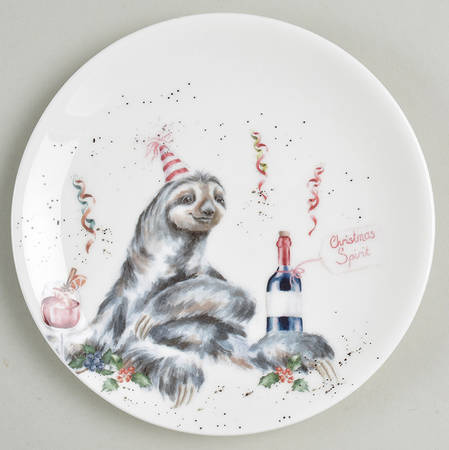 Wrendale Designs Christmas Coupe Bread & Butter Plate