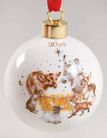 Wrendale Designs Christmas 2024 Annual Bauble Ornament