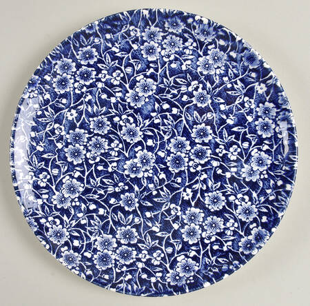Victorian Calico Coupe Salad Plate