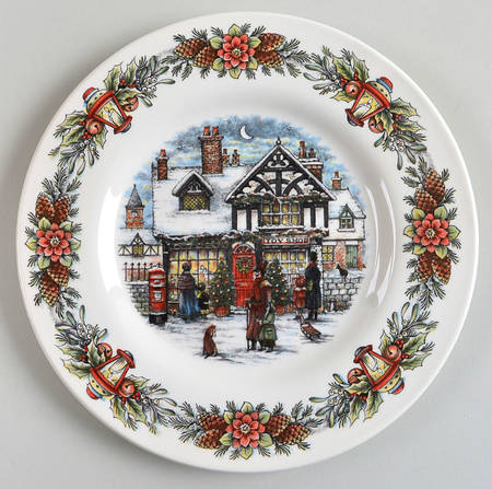 Christmas Toy Shop Salad Plate