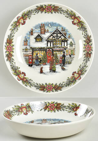 Christmas Toy Shop 9" Individual Pasta Bowl