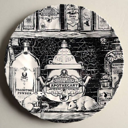 Halloween Potions Salad Plate