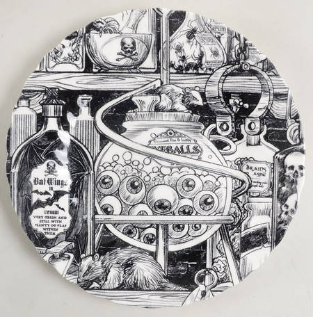 Halloween Potions Salad Plate