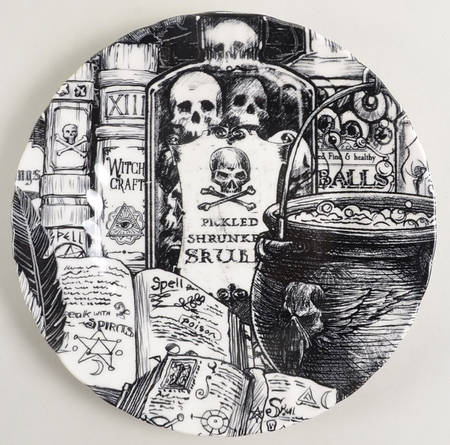 Halloween Potions Salad Plate