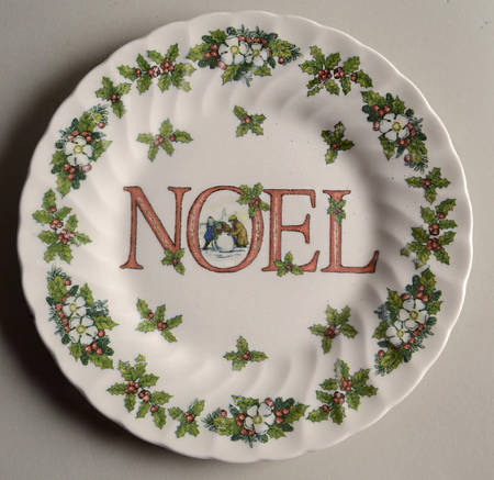 Noel Salad Plate