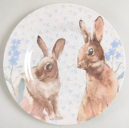 Spring Bunnies Salad Plate