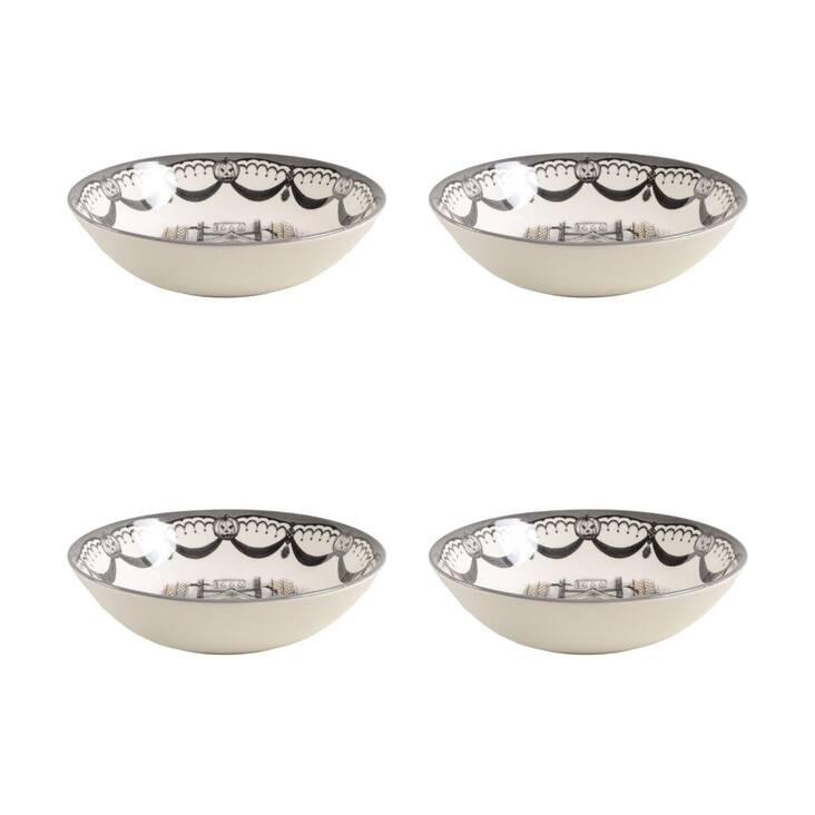 Haunted House Coupe Cereal Bowl - Set of 4