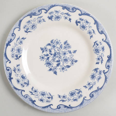 French Toile Salad Plate