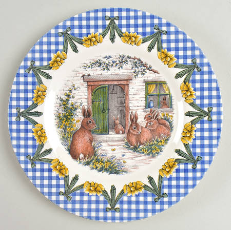Bunny Home Salad Plate