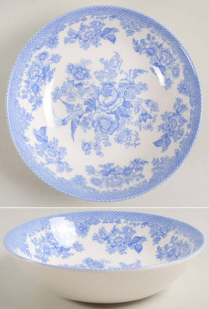 Asiatic Pheasant Blue Soup/Cereal Bowl