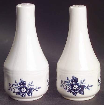 Blue Carnation Salt & Pepper Set by Sears