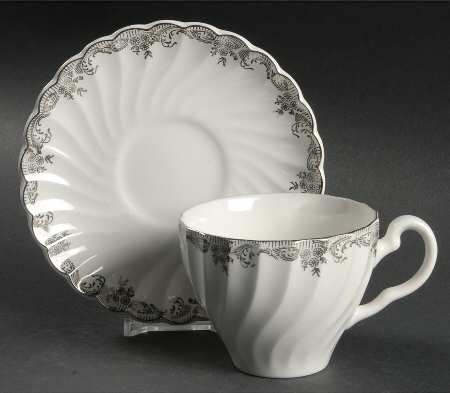 Sylvania Flat Cup & Saucer Set
