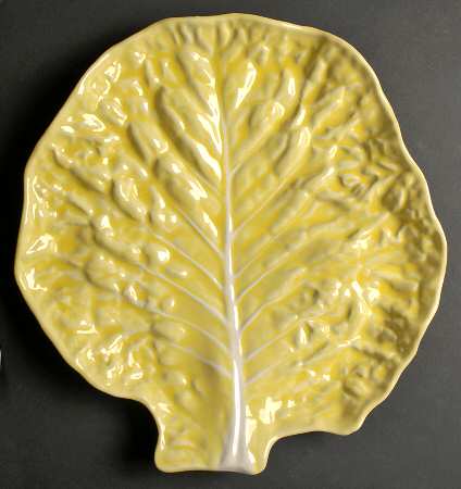 Cabbage Yellow 14" Chop Plate (Round Platter)
