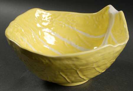 Cabbage Yellow 10" Large Salad Serving Bowl