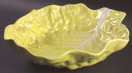 Cabbage Yellow 13" Large Salad Serving Bowl