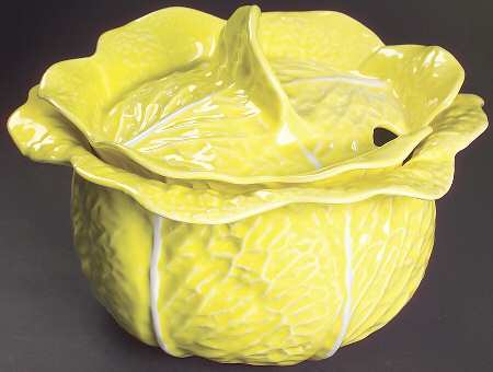 Cabbage Yellow Tureen &  Lid