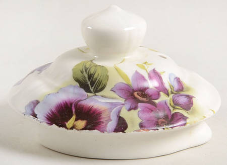 Violet Lid for Teapot