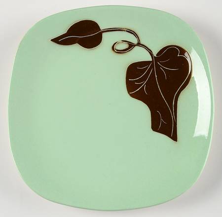 Del Mar (Green Background) Bread & Butter Plate by Santa Anita