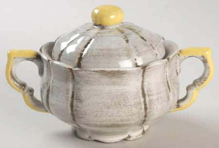 Provincial Apple Sugar Bowl & Lid by Santa Anita