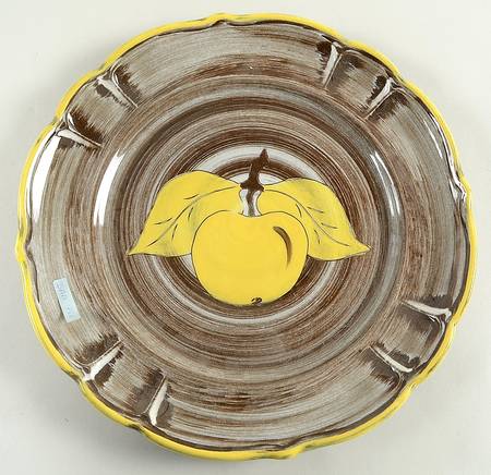Provincial Apple 12" Chop Plate (Round Platter) by Santa Anita