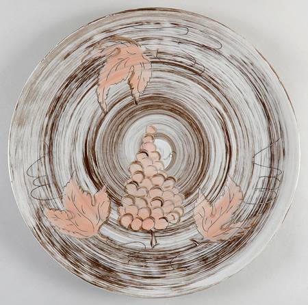 Spiral Grape Large Chop Plate (Round Platter) by Santa Anita