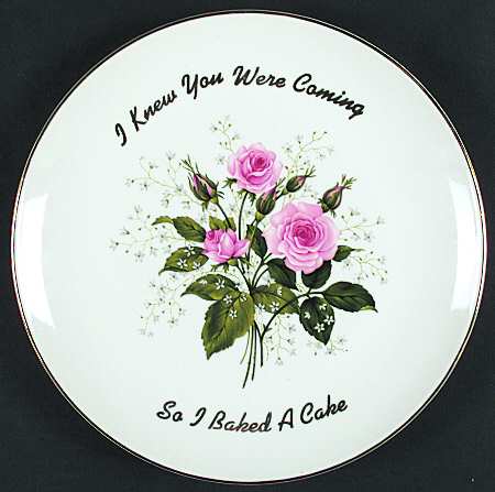 Cathy Rose (Smooth Edge) Cake Plate