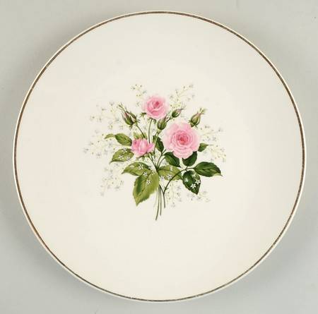 Cathy Rose (Smooth Edge) Luncheon Plate