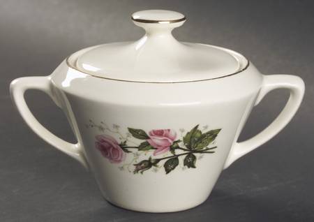 Cathy Rose (Smooth Edge) Sugar Bowl & Lid