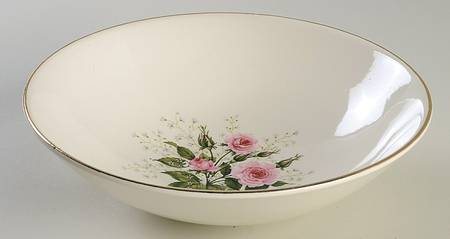 Cathy Rose (Smooth Edge) 8" Round Vegetable Bowl