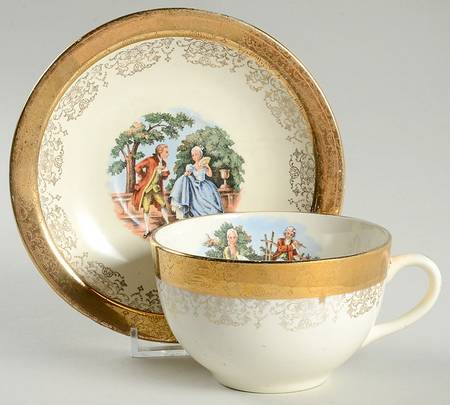SAB1 Flat Cup & Saucer Set