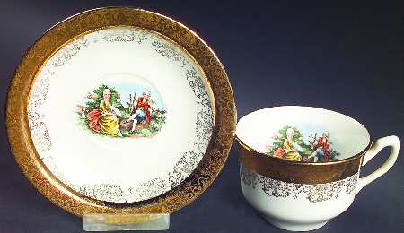 SAB1 Flat Cup & Saucer Set