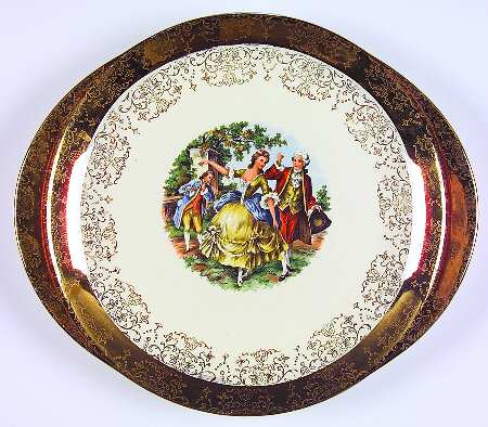 SAB1 Handled Cake Plate