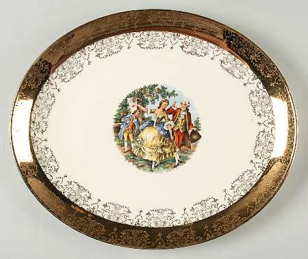 SAB1 13" Oval Serving Platter