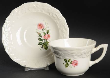 SAB12 Flat Cup & Saucer Set
