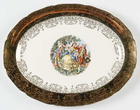 SAB23 13" Oval Serving Platter by Sabin