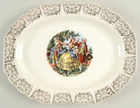 SAB4 11" Oval Serving Platter